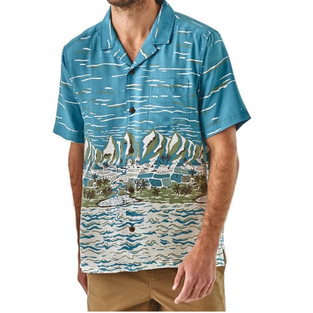 Rare Patagonia Pataloha Short Sleeve Button Up Xxl 2019 Limited Edition Tropical